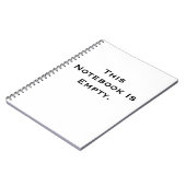 Spiraal Notebook. Notitieboek (Linkerzijde)