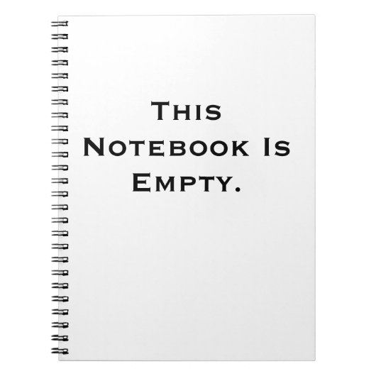 Spiraal Notebook. Notitieboek (Voorkant)