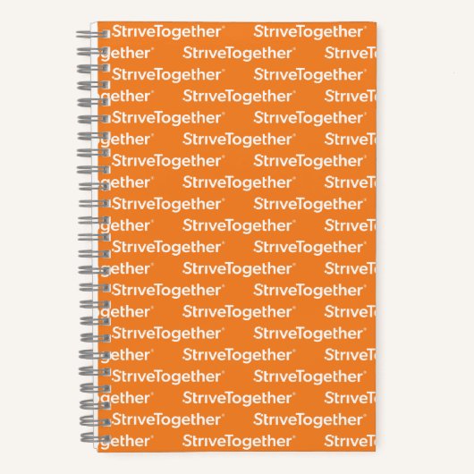 Spiraal Notebook - Oranje Notitieboek (Voorkant)