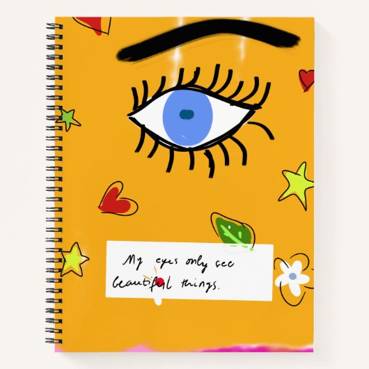 Spiraal Notebook positieve citaten Notitieboek (Voorkant)