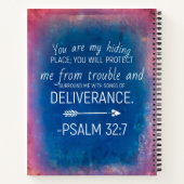 Spiraal Notebook - Psalm 32:7 Notitieboek (Achterkant)