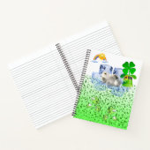 Spiraal Notebook St. Patrick's Day Ijsbeer Notitieboek (Binnen)