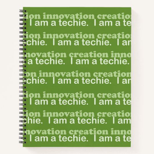 Spiraal Notebook - Technologie Notitieboek (Voorkant)