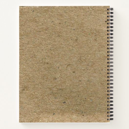 spiraal Notitieboek 8,5" x 11" (Achterkant)