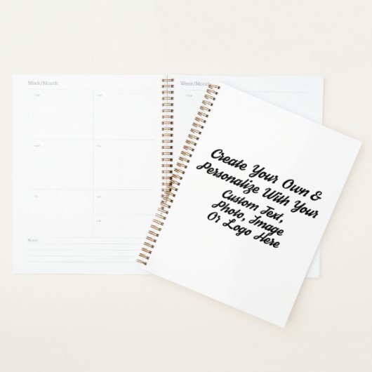 Spiraal Notitieboek, 8.5x 11 Plastic Hardcover Planner (Display)
