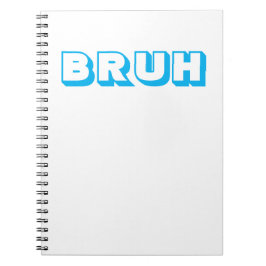 SPIRAAL NOTITIEBOEK "BRUH"