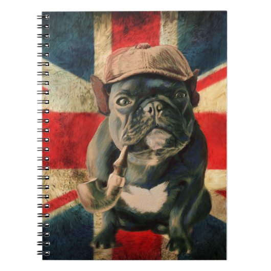 Spiraal Notitieboek Bulldog ontwerp (Voorkant)