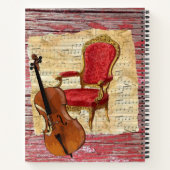Spiraal Notitieboek Cello Victoriaans (Achterkant)