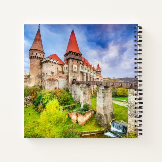 Spiraal Notitieboek Corvin kasteel (Achterkant)