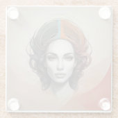 Spiraal Notitieboek Glazen Onderzetter (Achterkant)