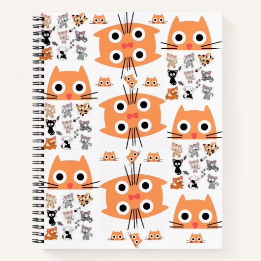 Spiraal Notitieboek Katten Kittens (Voorkant)