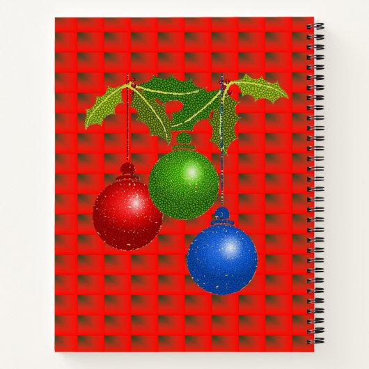 Spiraal Notitieboek Kerstmis (Achterkant)