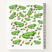 Spiraal Notitieboek Kikker Bumblebee Butterfly (Achterkant)