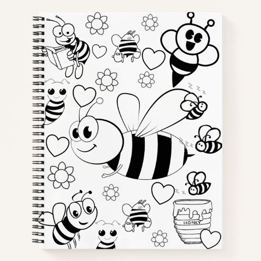 Spiraal Notitieboek Kleur Bumblebee (Voorkant)