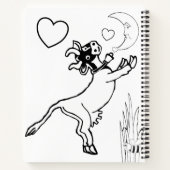 Spiraal Notitieboek Kleur Koe Moon Bumblebee (Achterkant)