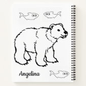 Spiraal Notitieboek Kleur Polair Beer Vis (Achterkant)