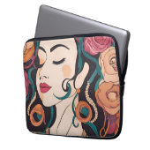 Spiraal Notitieboek Laptop Sleeve (Voorkant Links)