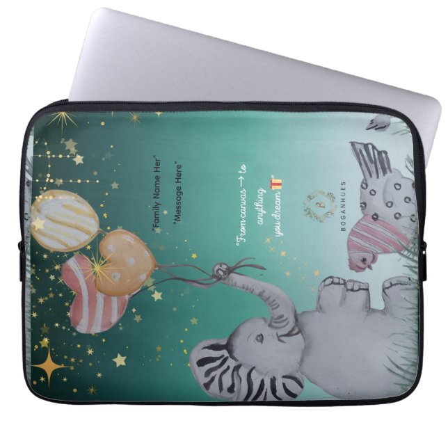 Spiraal Notitieboek Laptop Sleeve (Voorkant)