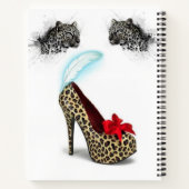 Spiraal Notitieboek Leopard Heels (Achterkant)