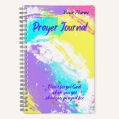 Spiraal Notitieboek maat A5, Pastel Abstract (Voorkant)