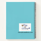 Spiraal notitieboek met bruin karakter voor meisje (Achterkant)