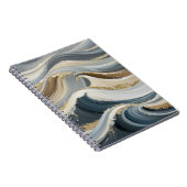 Spiraal Notitieboek met dromerige golven ontwerp (Rechterzijde)