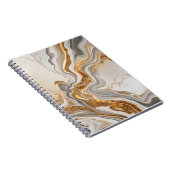 Spiraal Notitieboek met gouden marmeren touch (Rechterzijde)