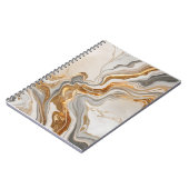 Spiraal Notitieboek met gouden marmeren touch (Linkerzijde)