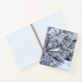 Spiraal notitieboek met kerstboom onder de sneeuw (Binnen)