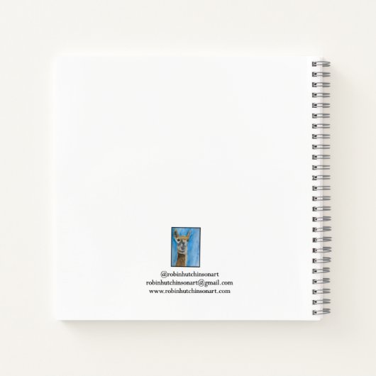 Spiraal Notitieboek met Llama (Achterkant)