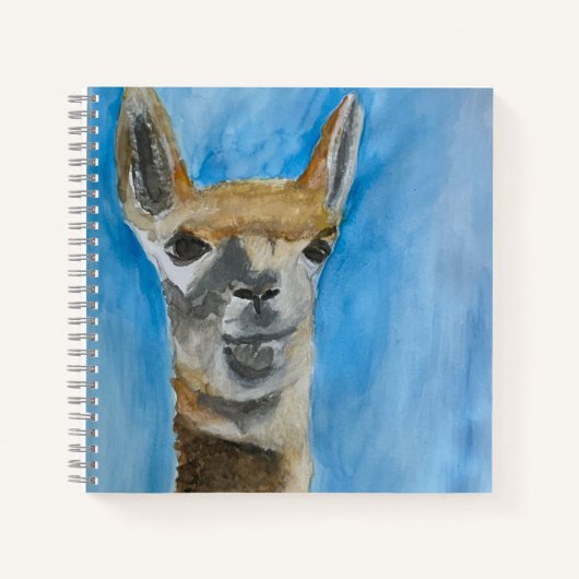 Spiraal Notitieboek met Llama (Voorkant)