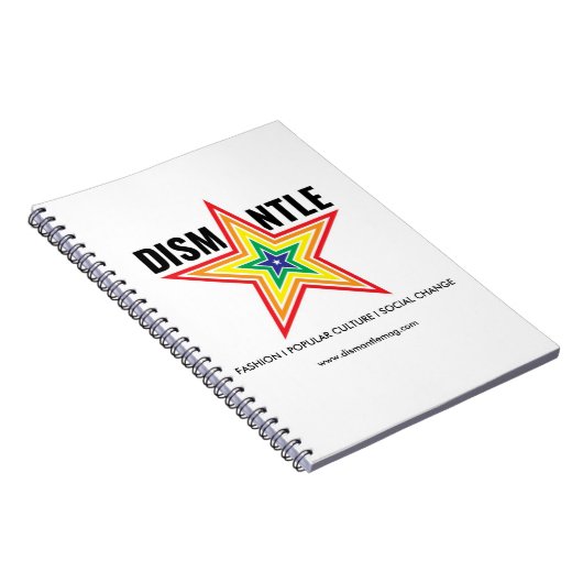 Spiraal Notitieboek met Rainbow Star-Logo (Rechterzijde)