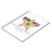 Spiraal Notitieboek met Rainbow Star-Logo (Linkerzijde)