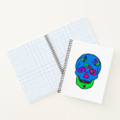 Spiraal Notitieboek met Skull Butterfly ontwerp. (Binnen)