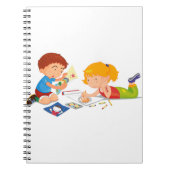 Spiraal Notitieboek met zwarte en witte foto's (Voorkant)