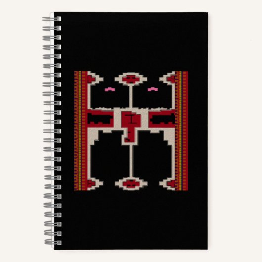 Spiraal notitieboek ontwerp geïnspireerd door kuns (Voorkant)