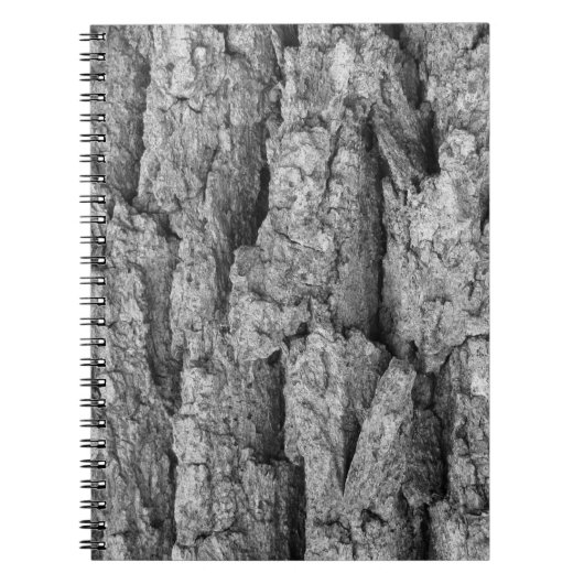 Spiraal Notitieboek - oude eiken-eiken-schors (Voorkant)