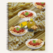 Spiraal Notitieboek Pasta Olijfolie (Voorkant)