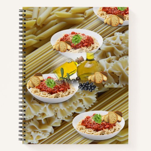 Spiraal Notitieboek Pasta Olijfolie (Voorkant)