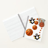 Spiraal Notitieboek Penguin Basketball (Binnen)