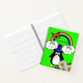 Spiraal Notitieboek Penguin Butterfly Rainbow Flor (Binnen)