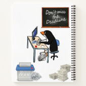 Spiraal Notitieboek Penguin Deadline (Achterkant)