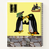 Spiraal Notitieboek Penguin Pirate Ship (Achterkant)