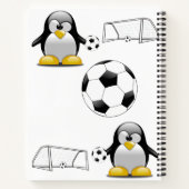 Spiraal Notitieboek Penguin Voetbal (Achterkant)