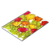 Spiraal Notitieboek Rood en Oranje (Linkerzijde)