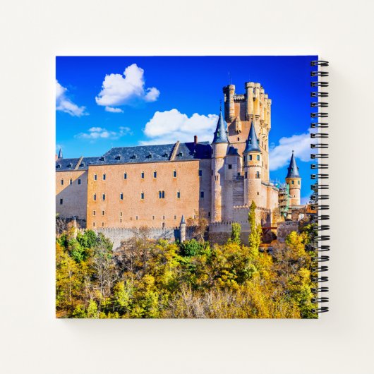 Spiraal Notitieboek Segovia kasteel (Achterkant)