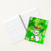 Spiraal Notitieboek St. Patrick's Day Cat Beer (Binnen)