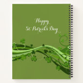 Spiraal Notitieboek St. Patrick's Day Floral (Achterkant)