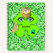 Spiraal Notitieboek St. Patrick's Day Leprechaun (Voorkant)