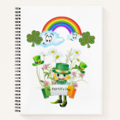 Spiraal Notitieboek St. Patrick's Day Rainbow (Voorkant)